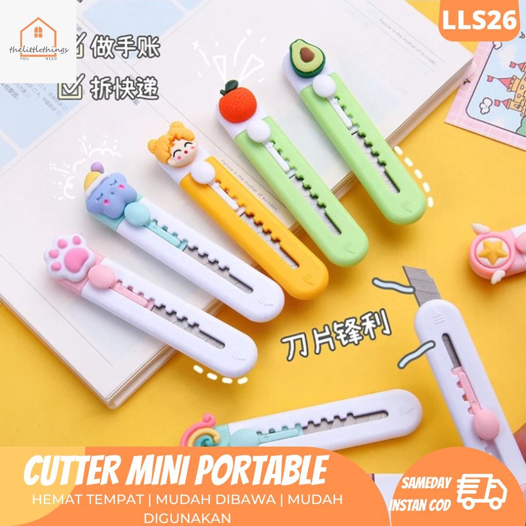 

The Little Things Cutter Mini Pisau Kecil Kawaii Buah Bunga Tajam Portable