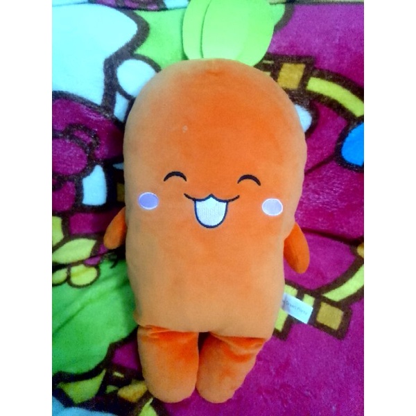 boneka the green party boneka wortel / boneka sayur / boneka buah