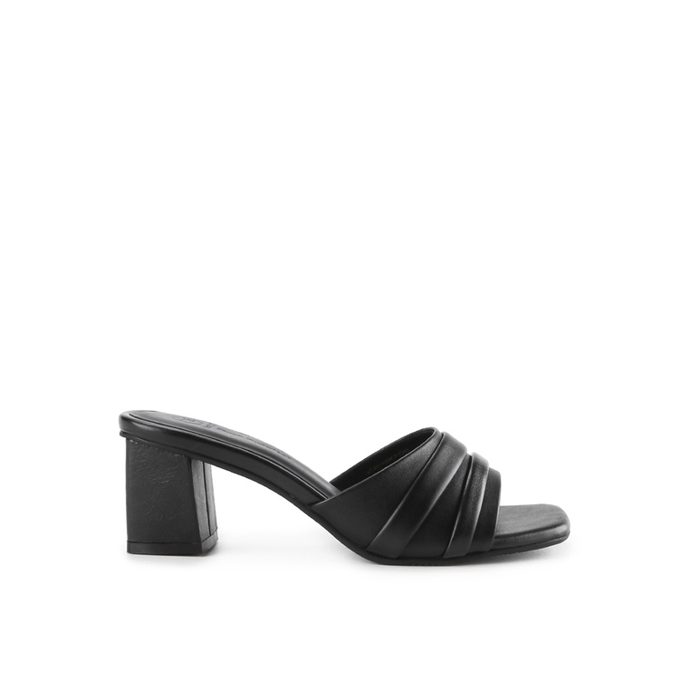 Sepatu Heels Hush Puppies Original Insole kulit Tapak Kerja Elegant Asli Tracy Wanita Remaja Hitam O