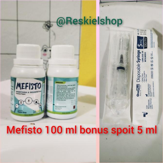 Mefisto 100 ml (Antivirus , antibakteri dan anti kutu lingkungan)