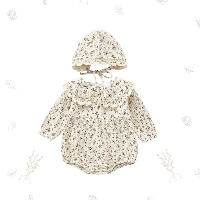 Ohbabydays | Jumper Bayi | Ready Stock | Florence Jumper + Bonnet