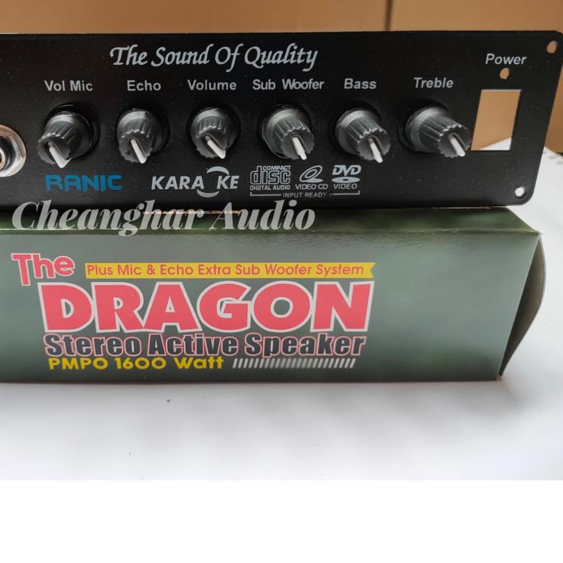 ❊ Kit Aktif Speaker  Dragon  Mic Echo Subwoofer ➭