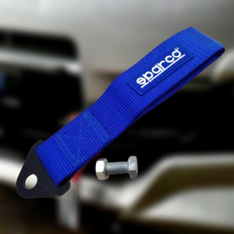 TOWING STRAP UNIVERSAL / TOWING DEREK KAIN / TOWING DEPAN MOBIL - BIRU