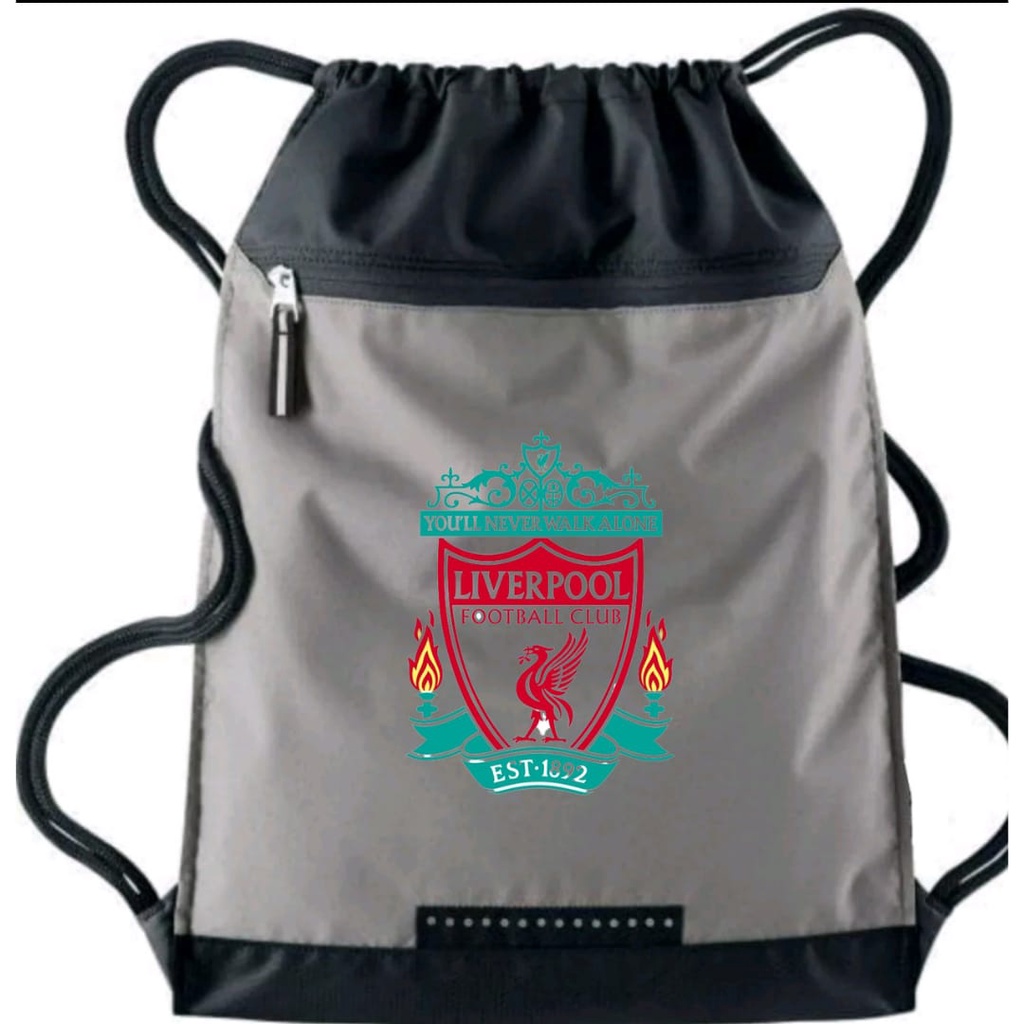 Tas Serut travel olahraga Gymsack Anti Air Liverpol - Tas travel Serut Waterproof selempang Pria Wanita