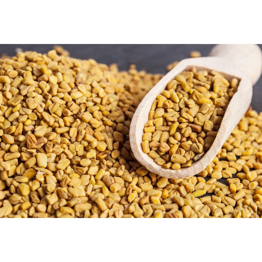 Biji Klabet (500 gram) / Fenugreek / Klabet / Methi Seeds / Halba / Hulbah