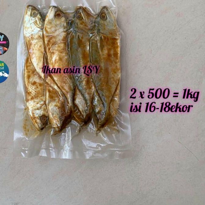 

➥ ikan asin peda merah / kembung baceman (size jumbo) 1 kg ✼