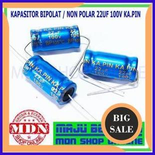 tools Kapasitor Bipolar Non polar Nonpolar 22uf 100v 100 Volt KA.PIN 140ZZ3
