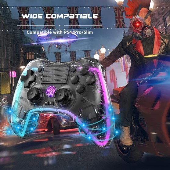 Gamepad RGB P05 Untuk PS4, PC, Android Joystick