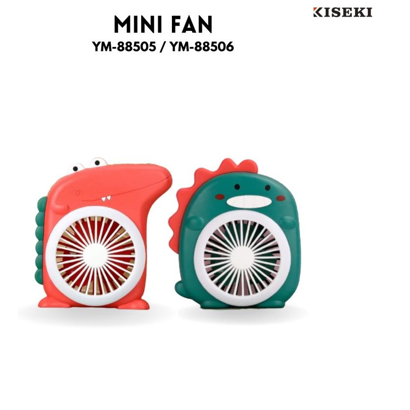 ♚ Kiseki Mini Fan Ym-/Ym- Kipas Angin Mini Model Karakter Rechargeable ❃