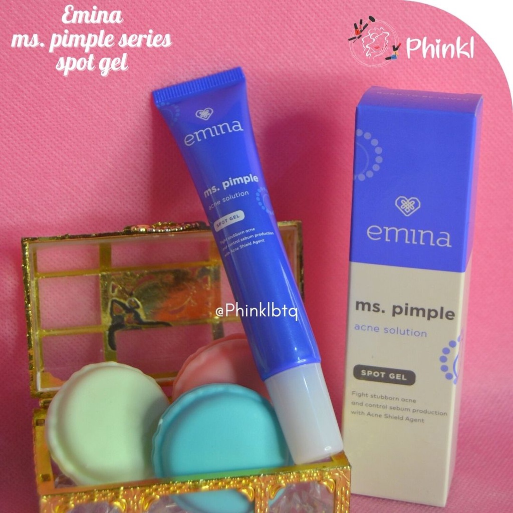 `ღ´ PHINKL `ღ´ (5in1)  ╰☆☆ 𝔢мιℕά ☆☆╮ paket emina pimple series anti jerawat bruntusan gradakan memperbaiki skin barrier