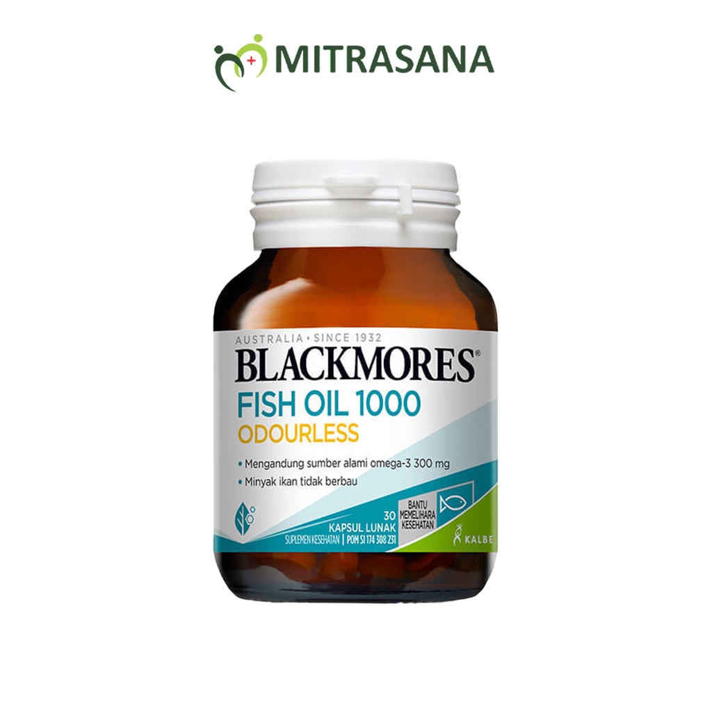 Suplemen Nyeri Sendi Blackmores Join Comfort 30 Tablet dan Blackmores Odourless Fish Oil 30 Kapsul