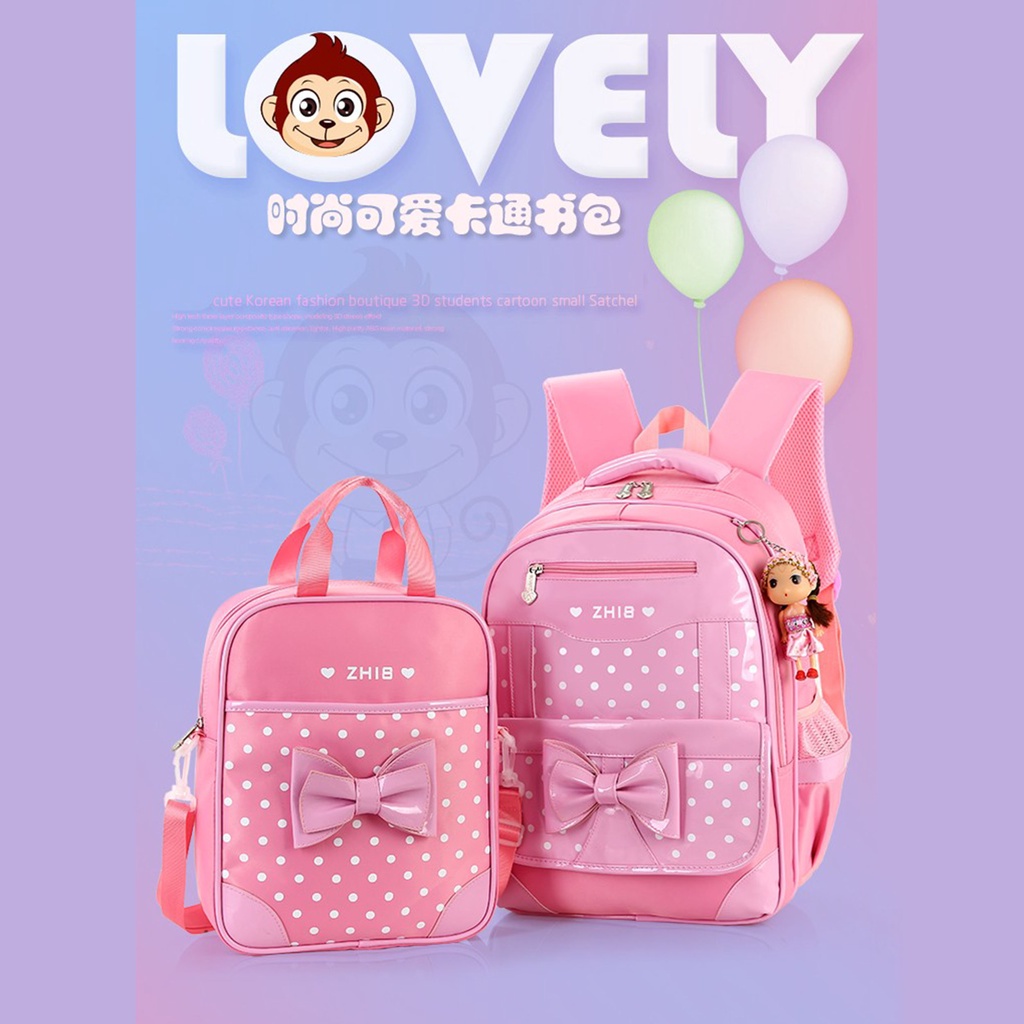 RANSEL ANAK SEKOLAH PAUD TK SD SMP SEMI ORIGINAL MBK SHIB RANSEL SEKOLAH TAS ANAK PEREMPUAN