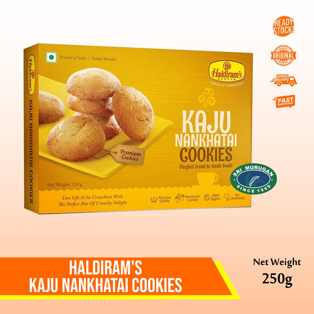 

HALDIRAM'S KAJU NANKHATAI COOKIES 250 GM