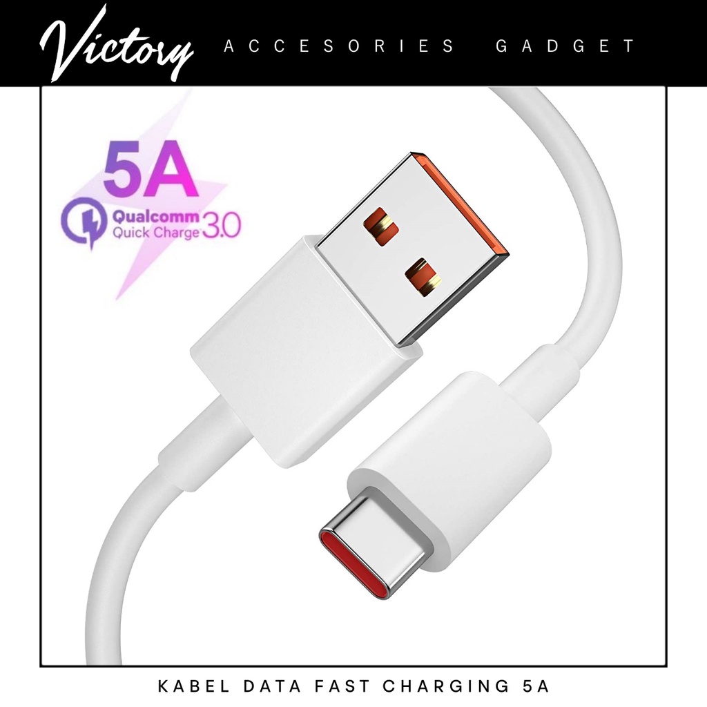 VICTORY KABEL DATA 5A FAST CHARGING VOOC SUPER CHARGE ORIGINAL