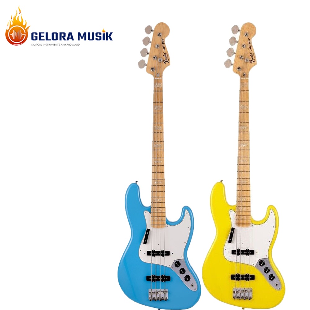 Gitar Elektrik Fender Japan Limited International Color Jazz Bass, Maple FB,