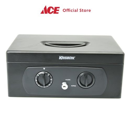 Brankas Ace - Krisbow Cash Box - Hitam
