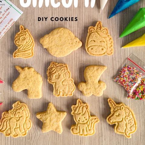 

☛ DIY COOKIES decorating kit unicorn mermaid - isi 10 ➯