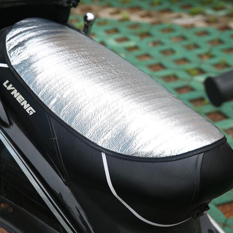 Tokomuda 140*70cm sunshield Sun Pelindung Kaca Mobil dari Sinar Matahari panas Pelindung Jok Motor Anti Panas&amp; Air bahan Aluminium