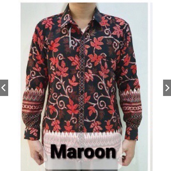 KEMEJA BATIK PAYA / ATASAN BATIK PRIA