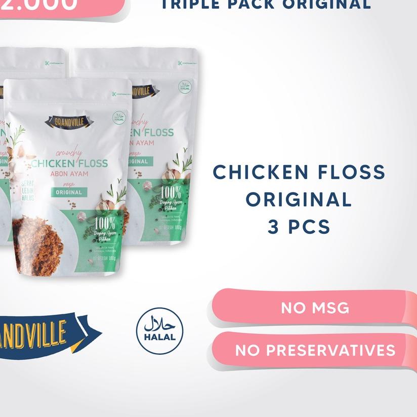 

➴ Grandville Abon AYAM Crunchy Triple Pack Original ❇