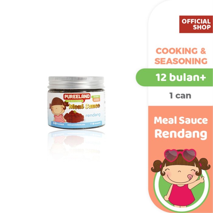 

Pureeland Baby Meal Sauce Bumbu Rendang / Mpasi Bayi Organik 046