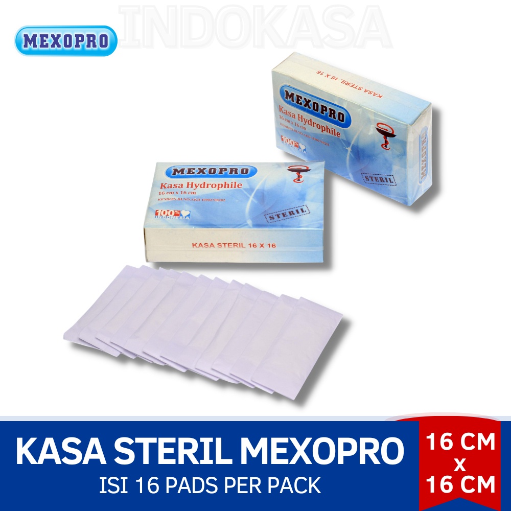 MEXOPRO KASA STERIL 16X16 ISI 16  BEST QUALITY