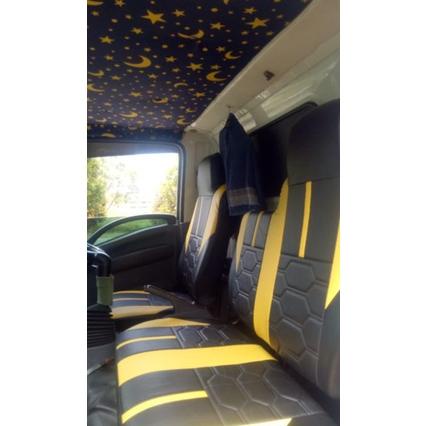 variasi sarung jok cover jok mobil isuzu elf Giga NMR71 dll
