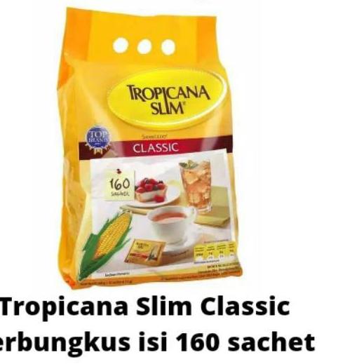 

✤ TROPICANA SLIM SWEETENER CLASSIC 160 SACHET GULA ♫