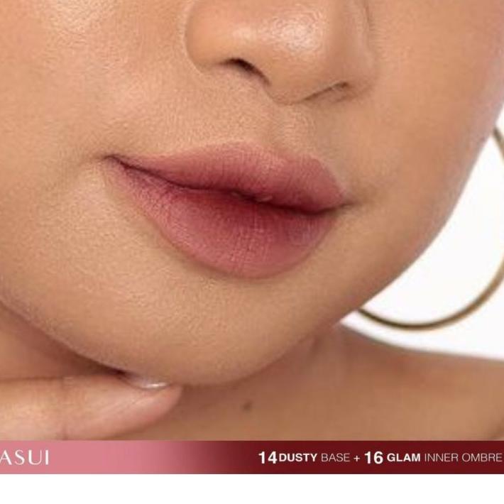✲ Ombre Hanasui Viral | Paket Ombre Lips Hanasui | Lipcream Boba & Mattedorable | Lipcream Ombre Ω