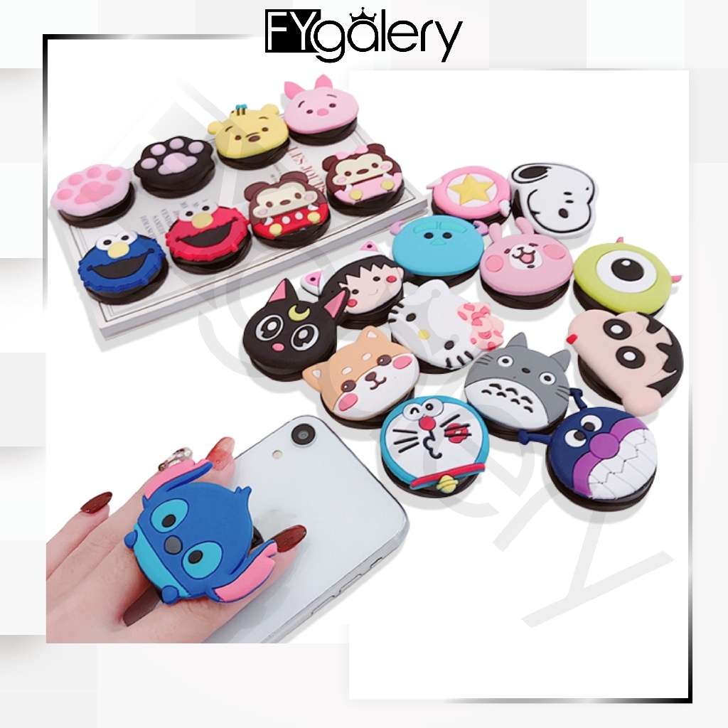 FYGALERY 3D POP SOCKET HP KARAKTER CARTOON POP SOCKET 3D MURAH  POP SOCKET IMPORT AKSESORIS HP