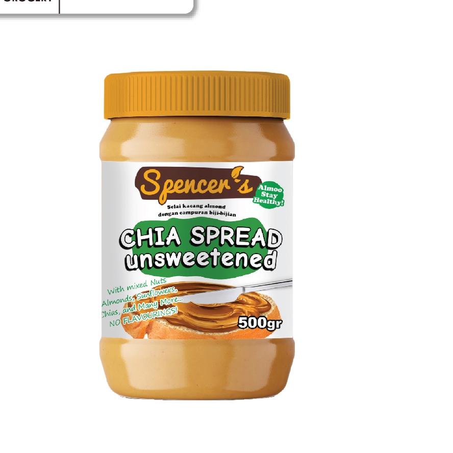 

♗ Spencer's - Chia Spread Original Unsweetened (500g) ➷