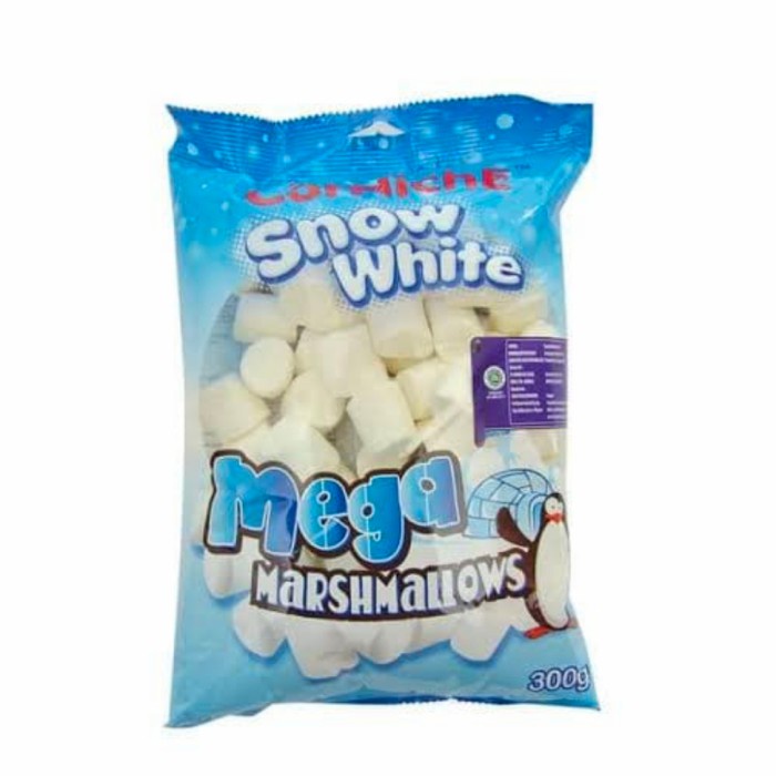 

CORNICHE Snow White Mega Marsmallow 300 gr Marshmellow Marsmellow