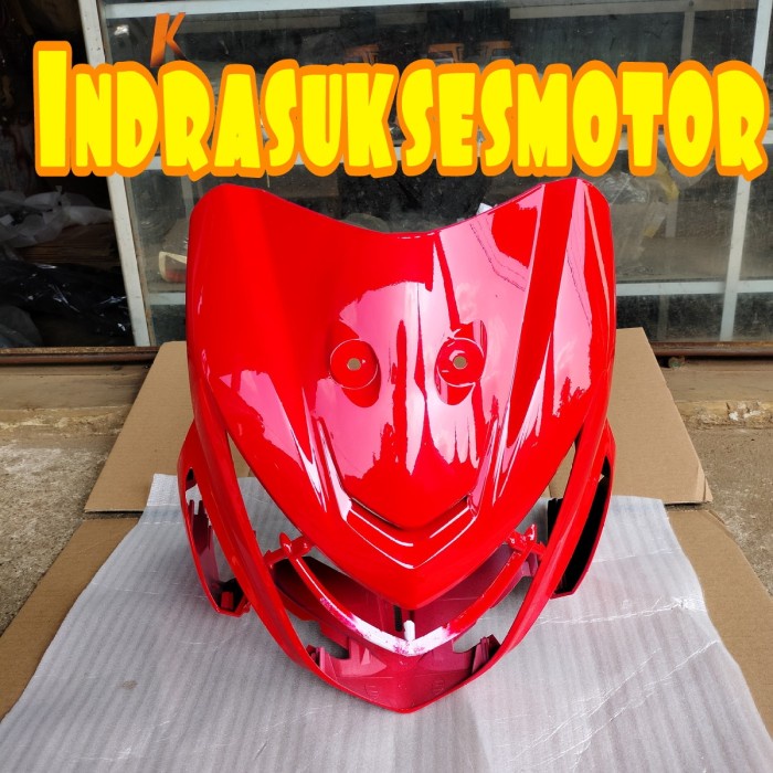 tameng dasi body depan motor honda beat pop warna merah