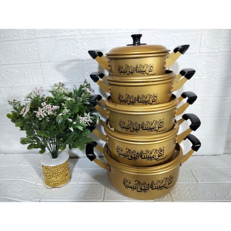 panci set Arab / panci susun / panci isi 5