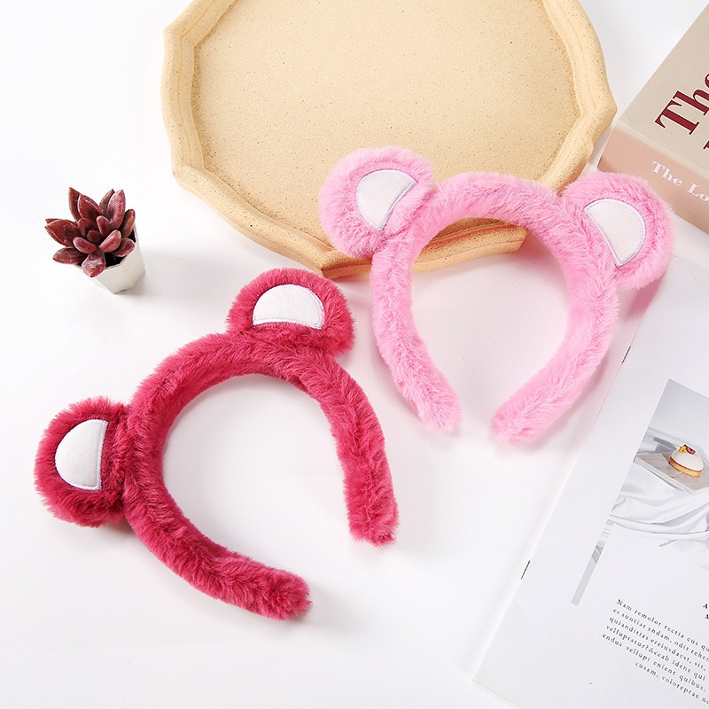 ROWLING (B - 12) Bando Bandana Telinga Beruang- Headband - Bando Bandana Wanita Import