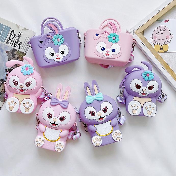 ➣ TAS MINI FASHION JELLY ANAK SELEMPANG / ￼TAS SELEMPANG ANAK JELLY KARAKTER / SLING BAG ANAK / TAS 