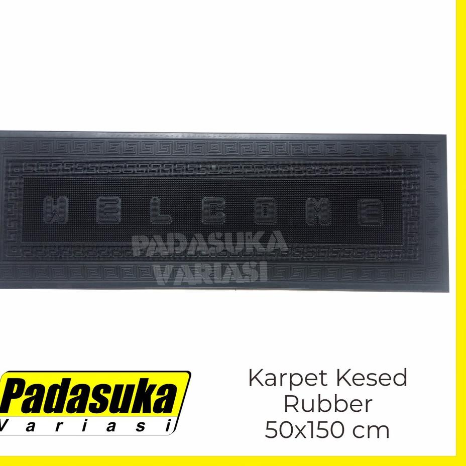 ➹ Keset Welcome Home Panjang Karet Keset Welcome Home Tebal Besar Jumbo Keset Kaki 150x50 cm ✽