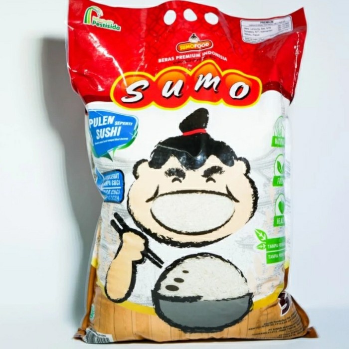 

Sumo Beras Putih Kemasan Merah 5 kg