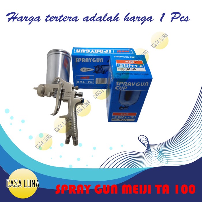 Hotgun Spray Gun Meiji Original Tabung Atas F100 F-100 F 100