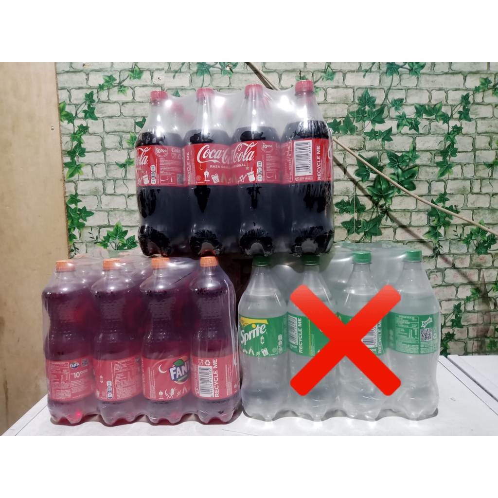 

Aneka Minuman Soda 1 Liter [ Coca-Cola , Sprite , Fanta ]