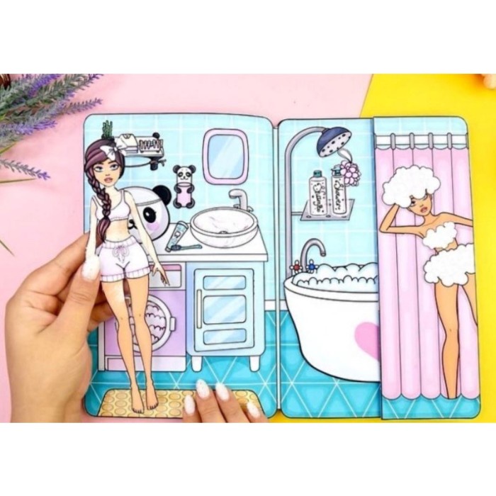 PRINCESS DOLL Quiet Book PRINCESS HOUSE PAPER DOLL ANAK MAINAN EDUKASI