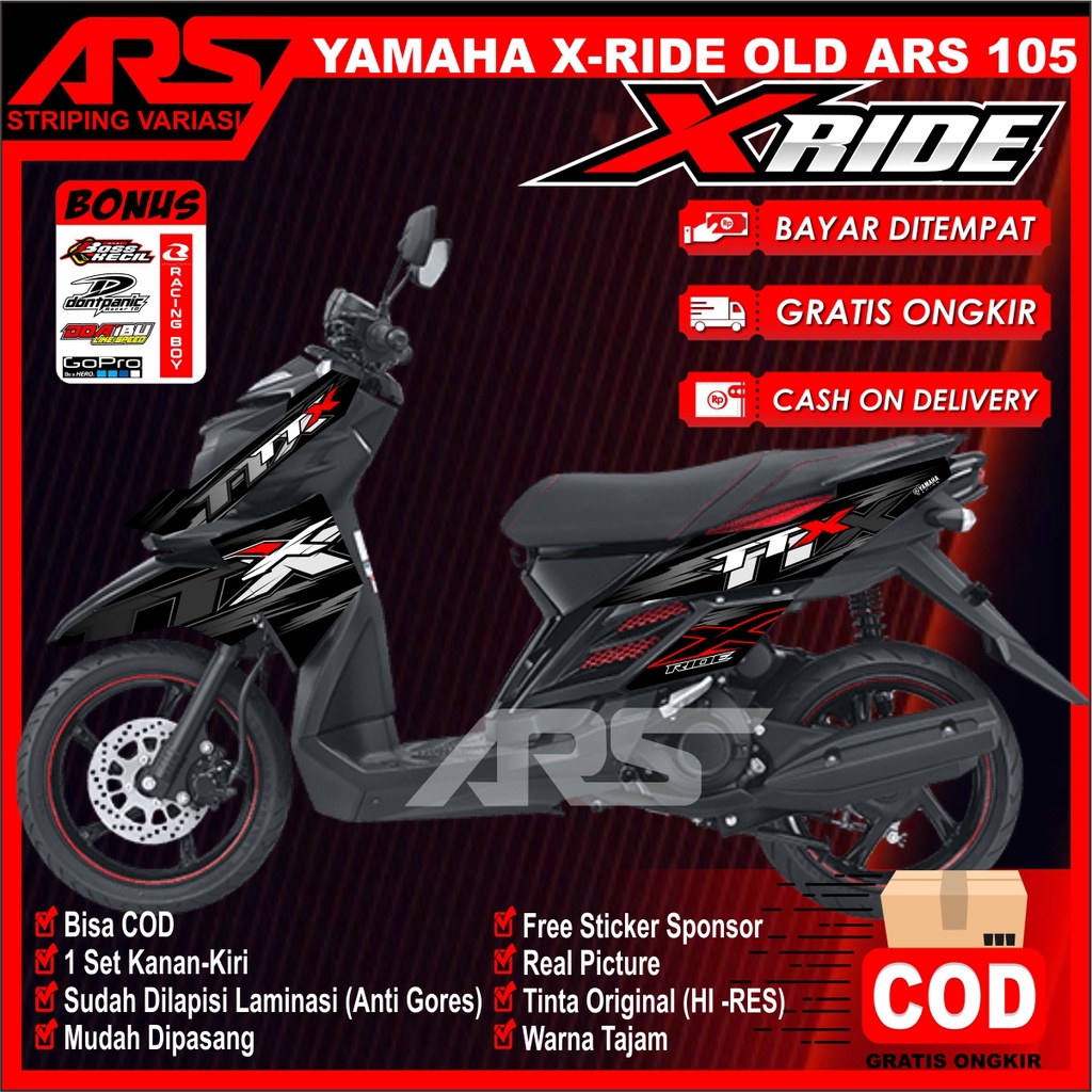 Striping Motor XRIDE - Striping Motor Yamaha Xride 115 Old Semi Fullbody TTX. Code ars 0105