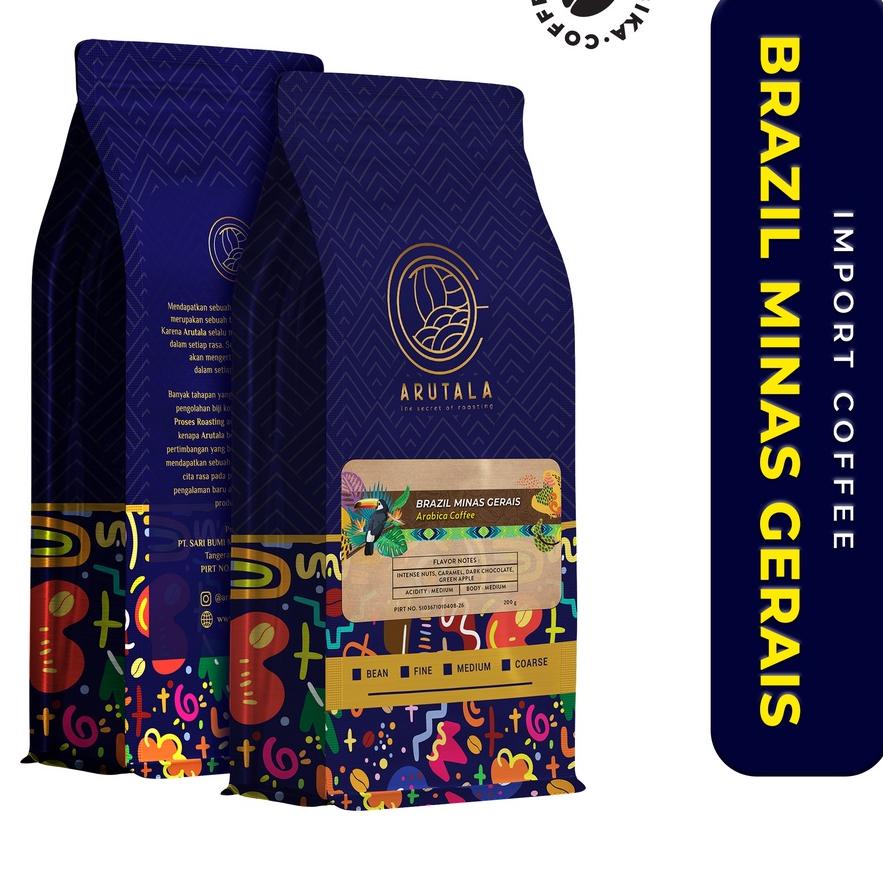

☑ ARUTALA Kopi Brazil Minas Gerais Arabika 200 gram ◙