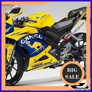 perkakas Decal Stiker Yamaha R15 V3 YELLOW CAMEL 140ZZ3