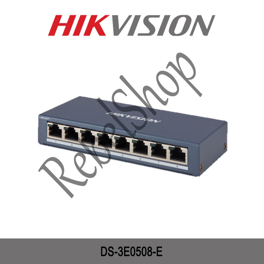 Hikvision DS-3E0508-E Switch 8 Port Gigabit Hub CCTV IP