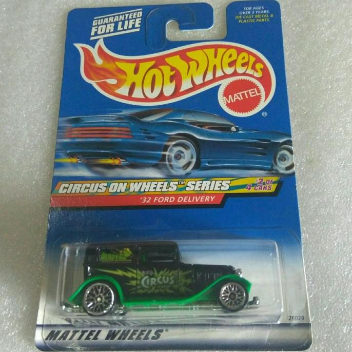 HOT WHEELS 32 FORD DELIVERY. CIRCUS ON WHEELS SERIES 1999. METAL2.