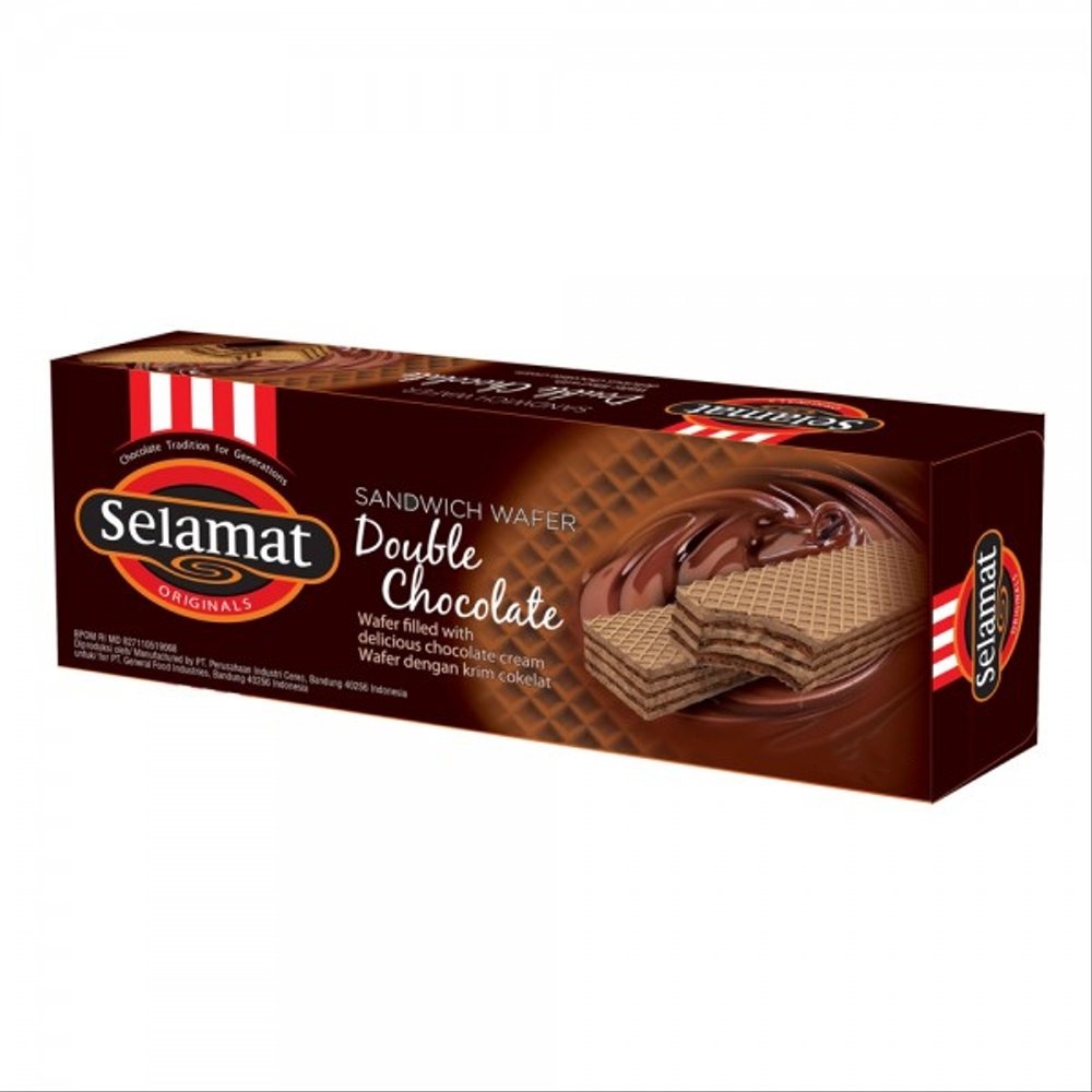 

Selamat Sandwich Wafer Double Chocolate 145 g