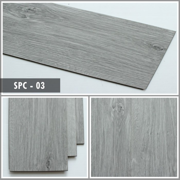 Floor Vinyl Lantai Spc Motif Kayu Parket - Parquet Vinil Pvc Sistem Klik