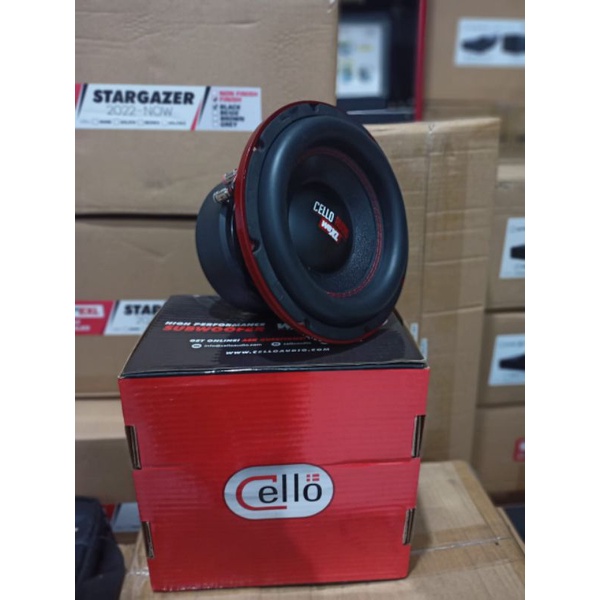 subwoofer mobil Cello W8XL Double Coil 8 inch