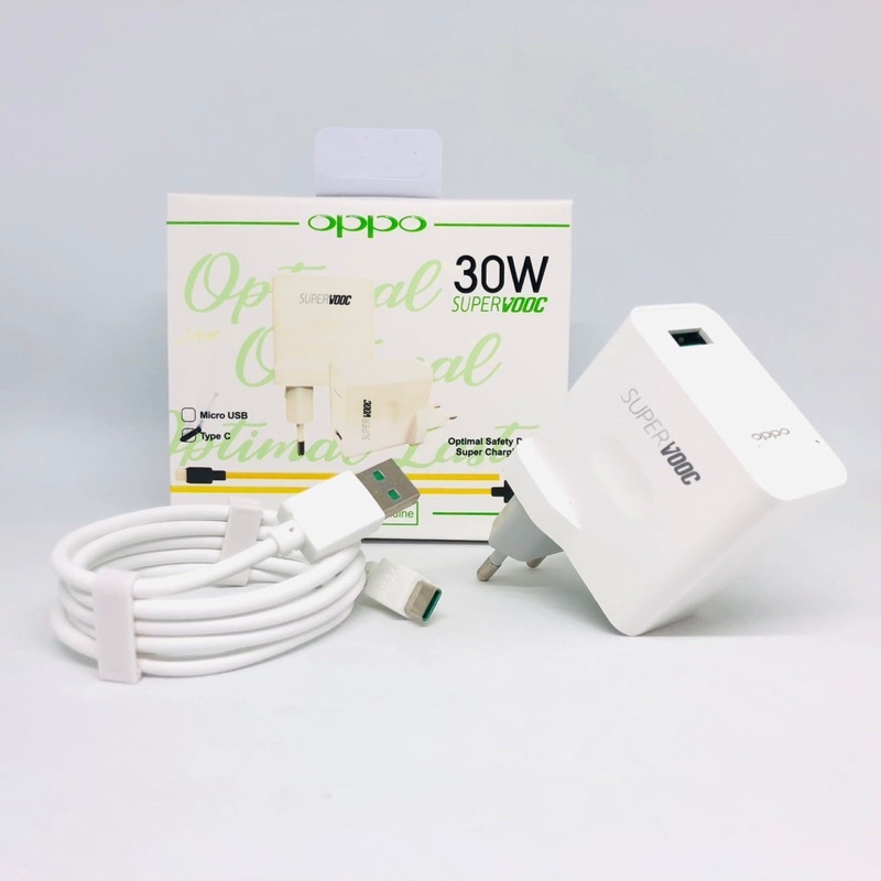 Charger oppo a57 2022 new 30W super vooc Micro Dan Type C  BY SMOLL